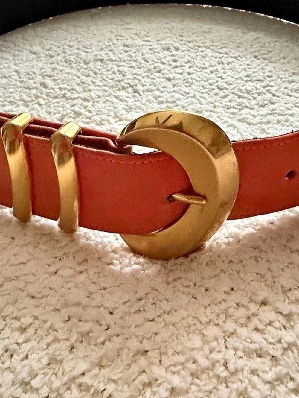 ESCADA vintage made in Italy Belt Gold-Tone Buckle